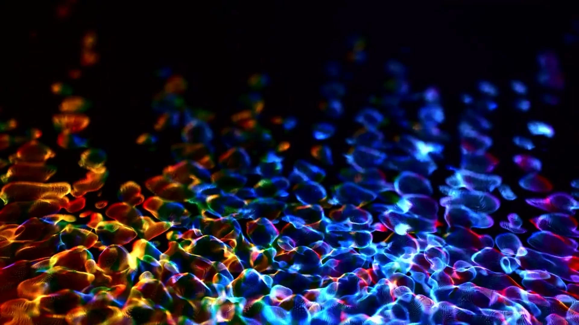 Modern abstract rainbow coloured photo with the tagline - Human Skills for Modern Leaders